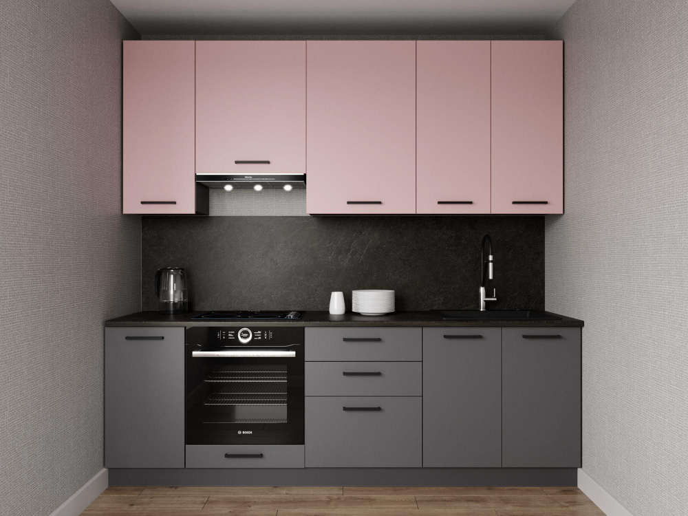 Кухонный гарнитур Роза 2400 (верх 950 мм) (38мм)