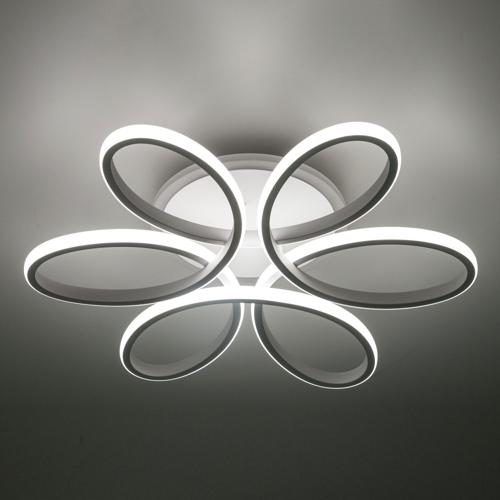 Citilux Сезар Смарт CL233A150E RGB Умная люстра Белая