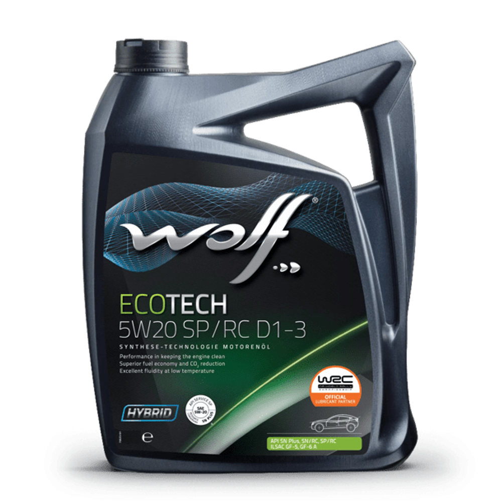 Wolf EcoTech 5W20 SP/RC D1-3 4 л