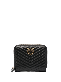 TAYLOR QUILTED WALLET - black