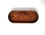 Поднос деревянный овальный сервировочный