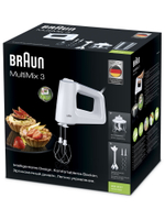 Миксер Braun MultiMix 3 Hand mixer HM3137 WH