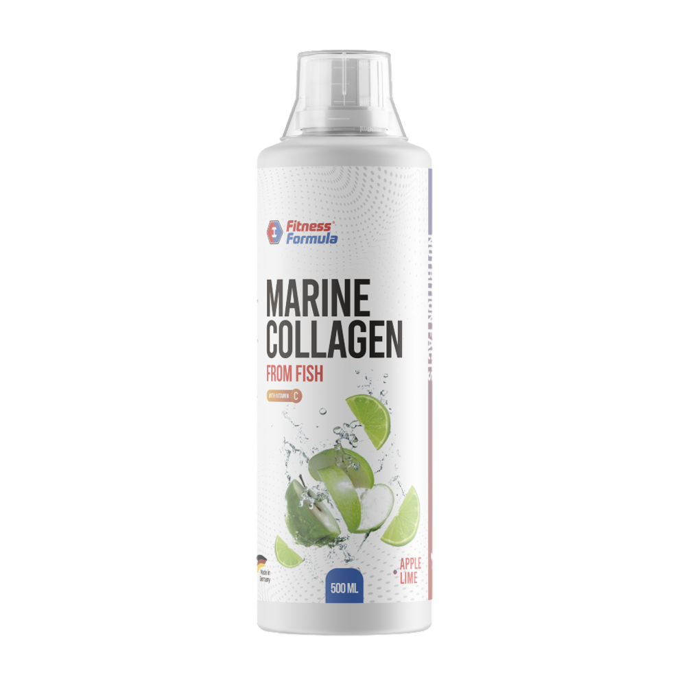Fitness Formula Marine Collagen Морской Коллаген Яблоко - лайм 500 ml