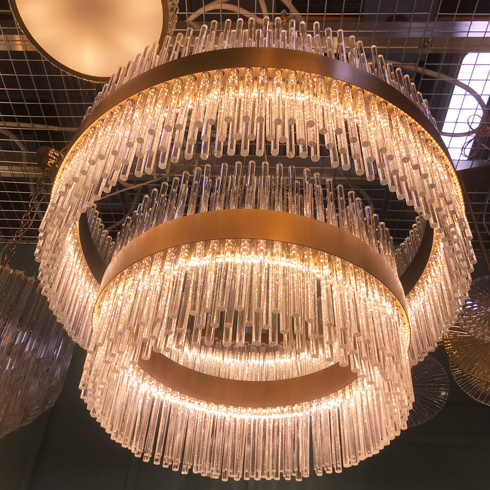 Люстра Cloyd CADANCE-A C2 / Ø80 см - латунь брашир. (арт.10614)