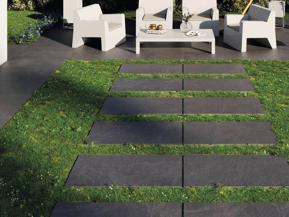 Terraslab, Overland Anthracite Base C3/R11 Antislip 600х1200х20мм 1шт/уп - керамогранит уличный