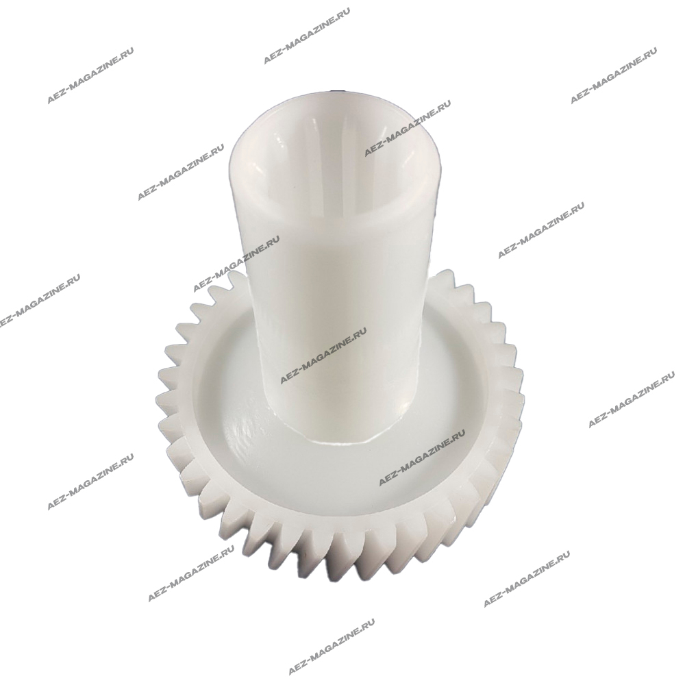 Шестерня мясорубки Saturn белый редуктор, D-81х32мм, 38/12 зубов нар/внутр, H-79мм, юбка 18,5
