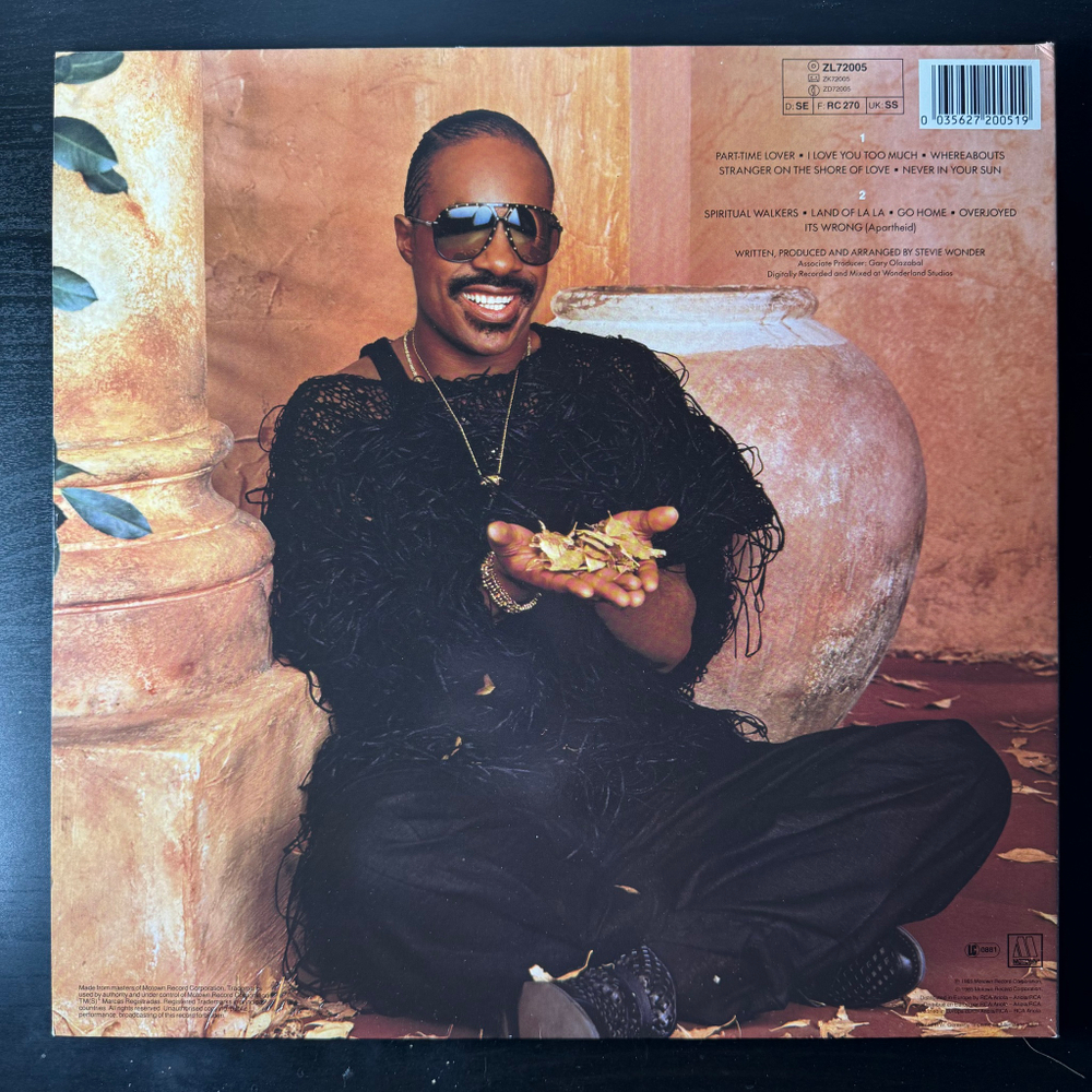 Stevie Wonder ‎– In Square Circle (Германия 1985г.)