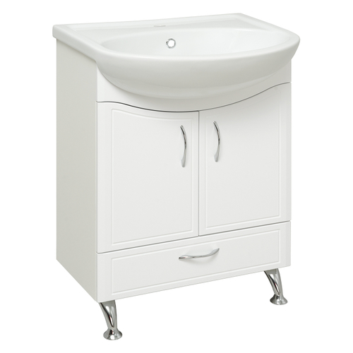 Тумба под раковину Runo  (под умывальник Уют 60) Севилья 60 (00000000791)