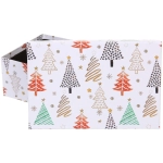 Коробка подарочная «Веселые ёлочки» 21*14*8 см