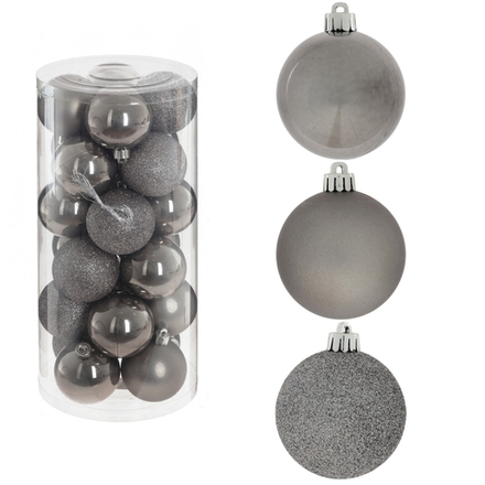 GAEM Набор из 24шт Украшение новогоднее "Шар", D 6 см, L14 W14 H30,5 см