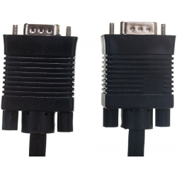 Видеокабели и переходники Gembird / Cablexpert CC-PPVGA-15m-B, Кабель VGA Premium ,15M / 15M, 15м, тройн. экран,феррит. кольца,пакет ,черные