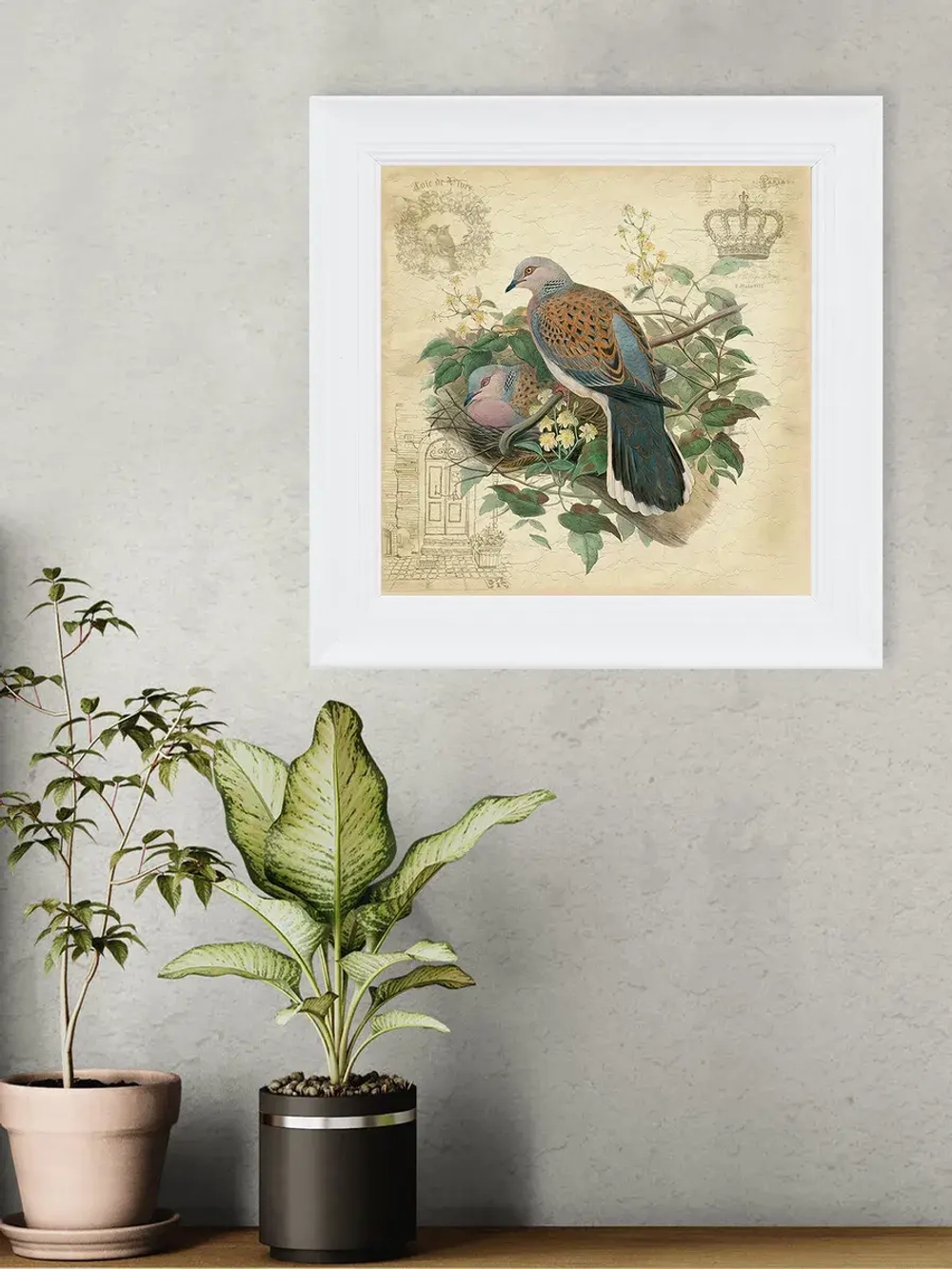 Картина на стену интерьерная на холсте 25*25 см