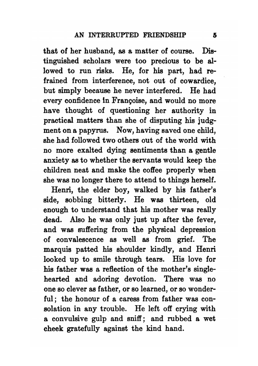 An Interrupted Friendship | E. L. Voynich