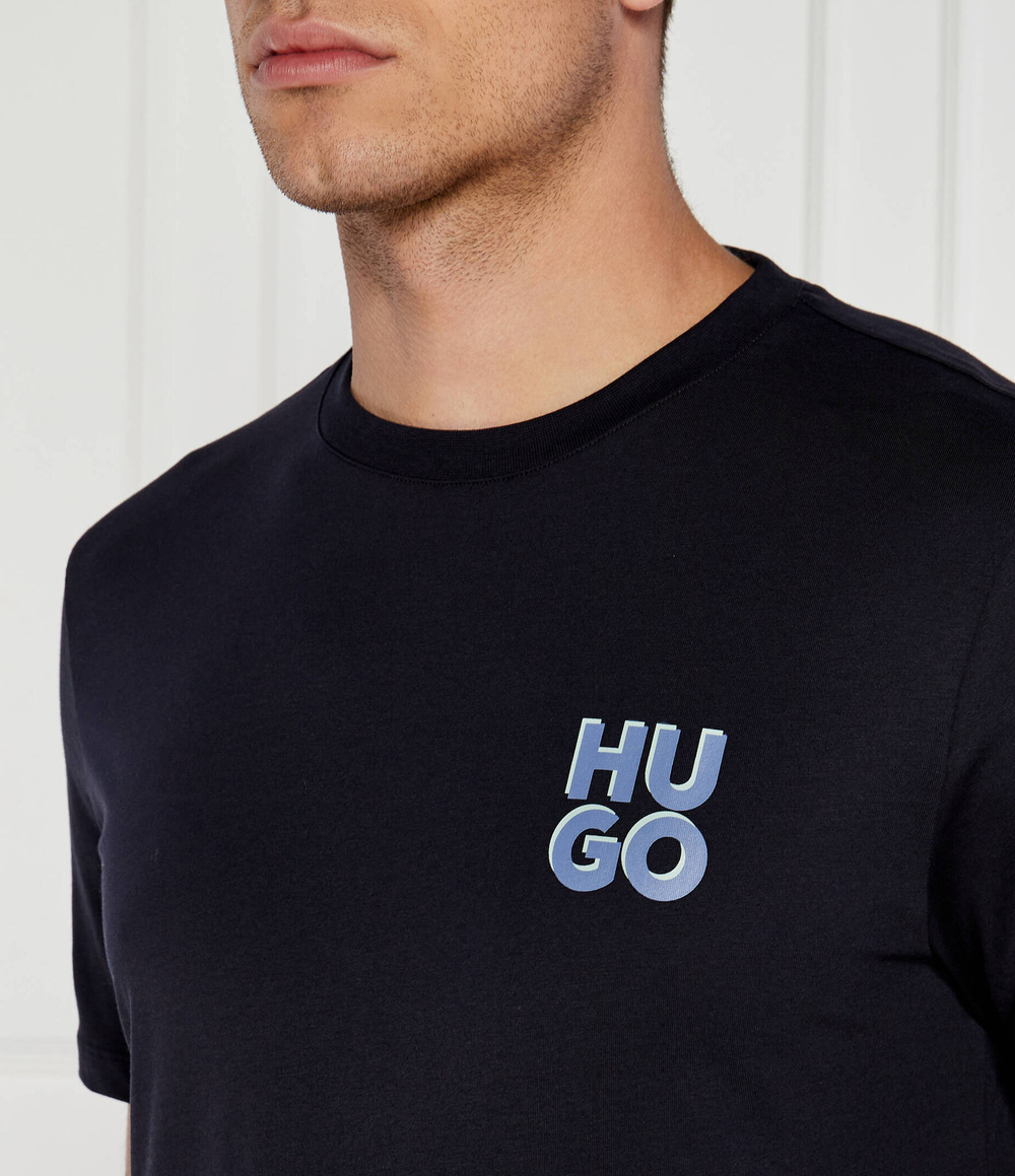 Футболка HUGO - темно-синий(50522434)