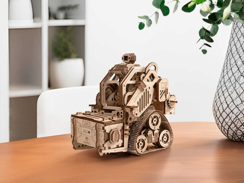 Деревянный конструктор Космический робот Погрузчик "Эни Скай" (Lemmo)