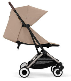 Прогулочная коляска Cybex Orfeo TPE Almond Beige с дождевиком и бампером