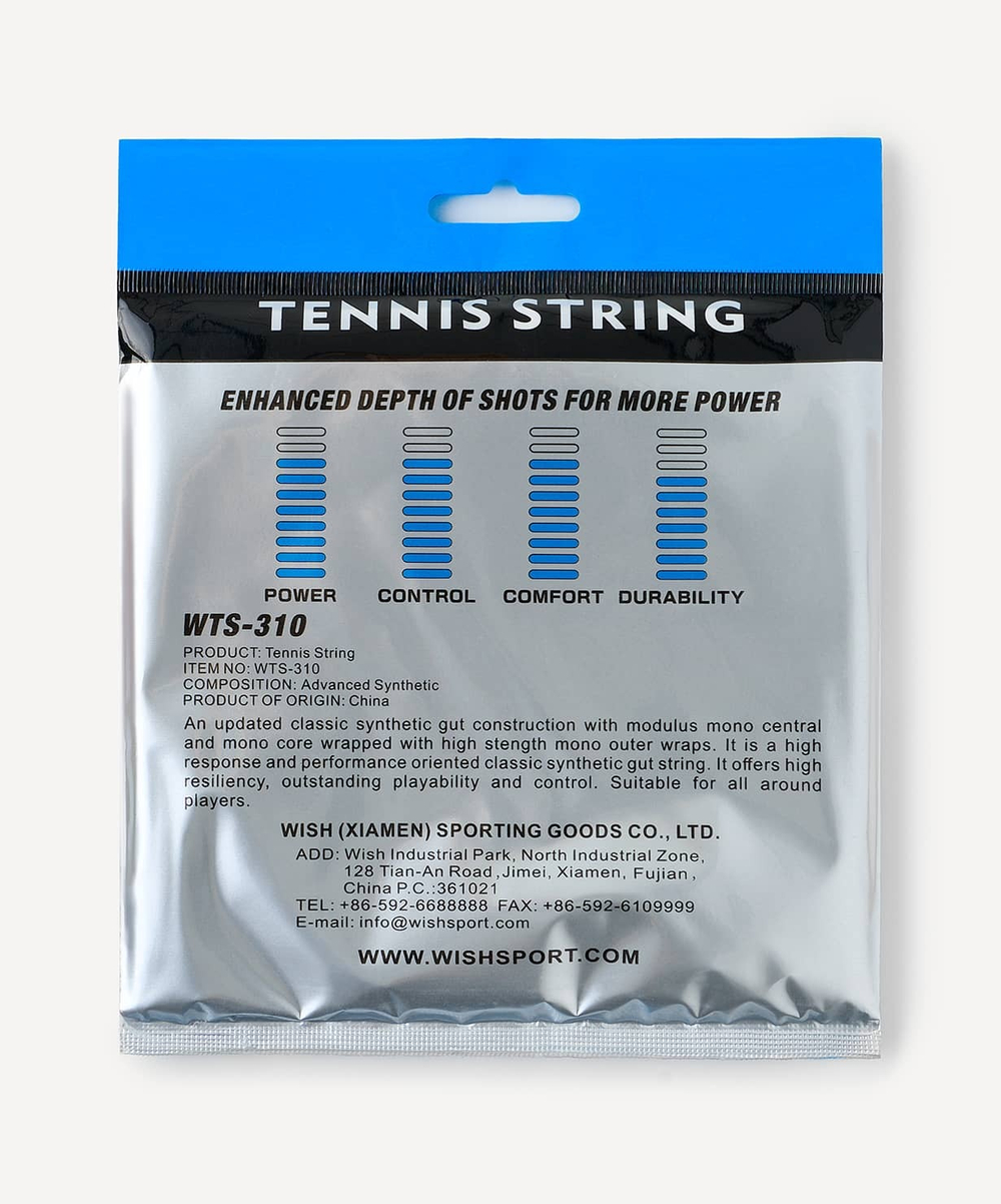 Струна для теннисной ракетки String WS-310, белый