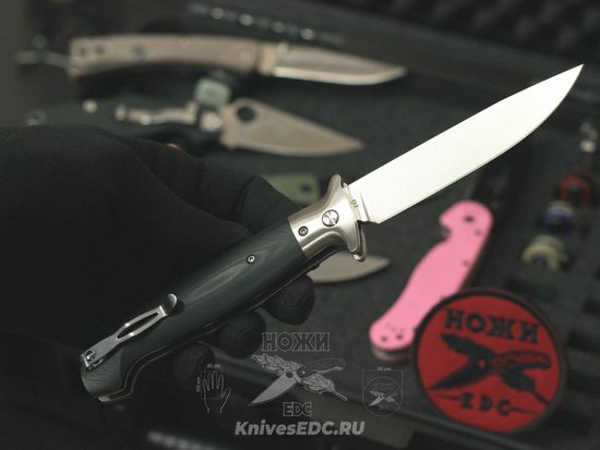 Складной нож Steelclaw Страйк c клинком из стали D2, рукоять G10 / Stainless Steel