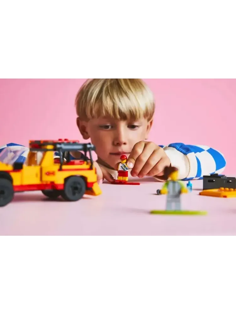 Конструктор LEGO Сity 60453 Cпасательный автомобиль на пляже