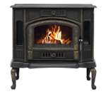 Печь-камин чугунная "Сибирь" 10 кВт