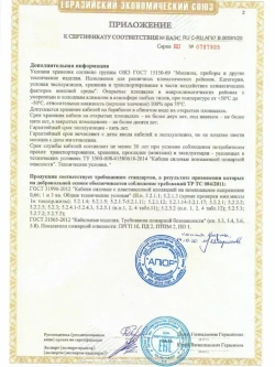 Провод электрический алюминиевый ГОСТ АВВГ-Пнг(А)-LS 2х2,5 - 5 м.