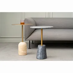 Столик кофейный Gryd, Ø40х54 см, золотистый