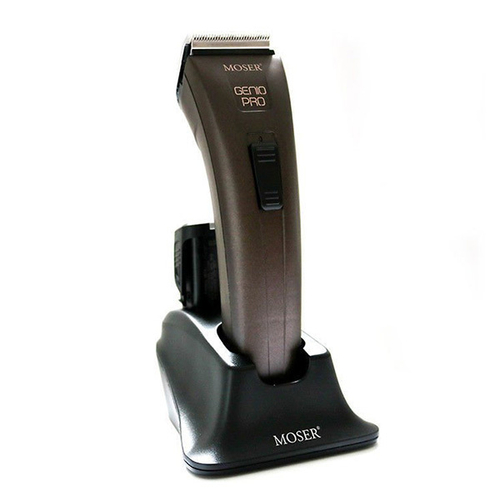 Машинка для стрижки волос с двумя аккумуляторами Moser Genio Pro Braun Metallic 1874-0050