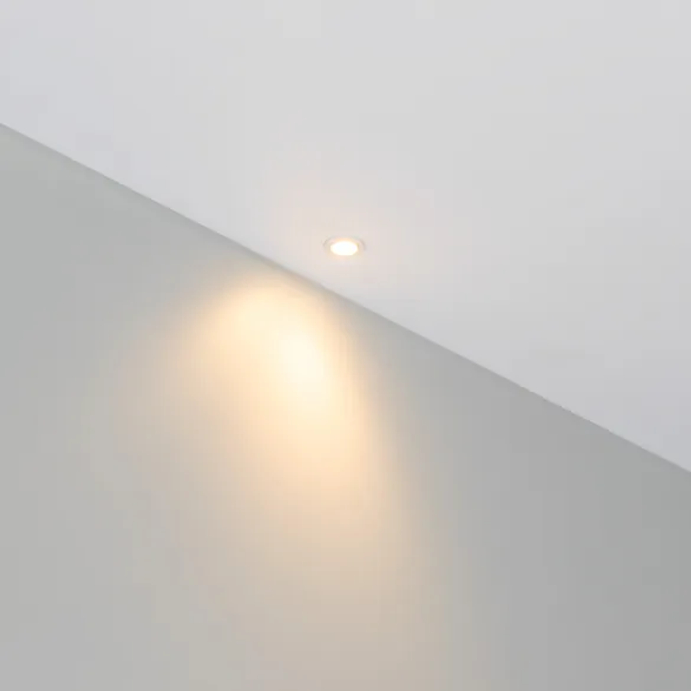 Светильник ART-PICCOLO-BUILT-R13-1W Warm2700 (WH, 30 deg, 3V) (Arlight, IP40 Металл, 3 года) 061668