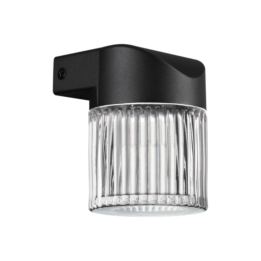 359291 STREET NT24 720 черный Светильник ландшафтный настенный IP65 LED 7W 4000K 175-265V ESTIMA