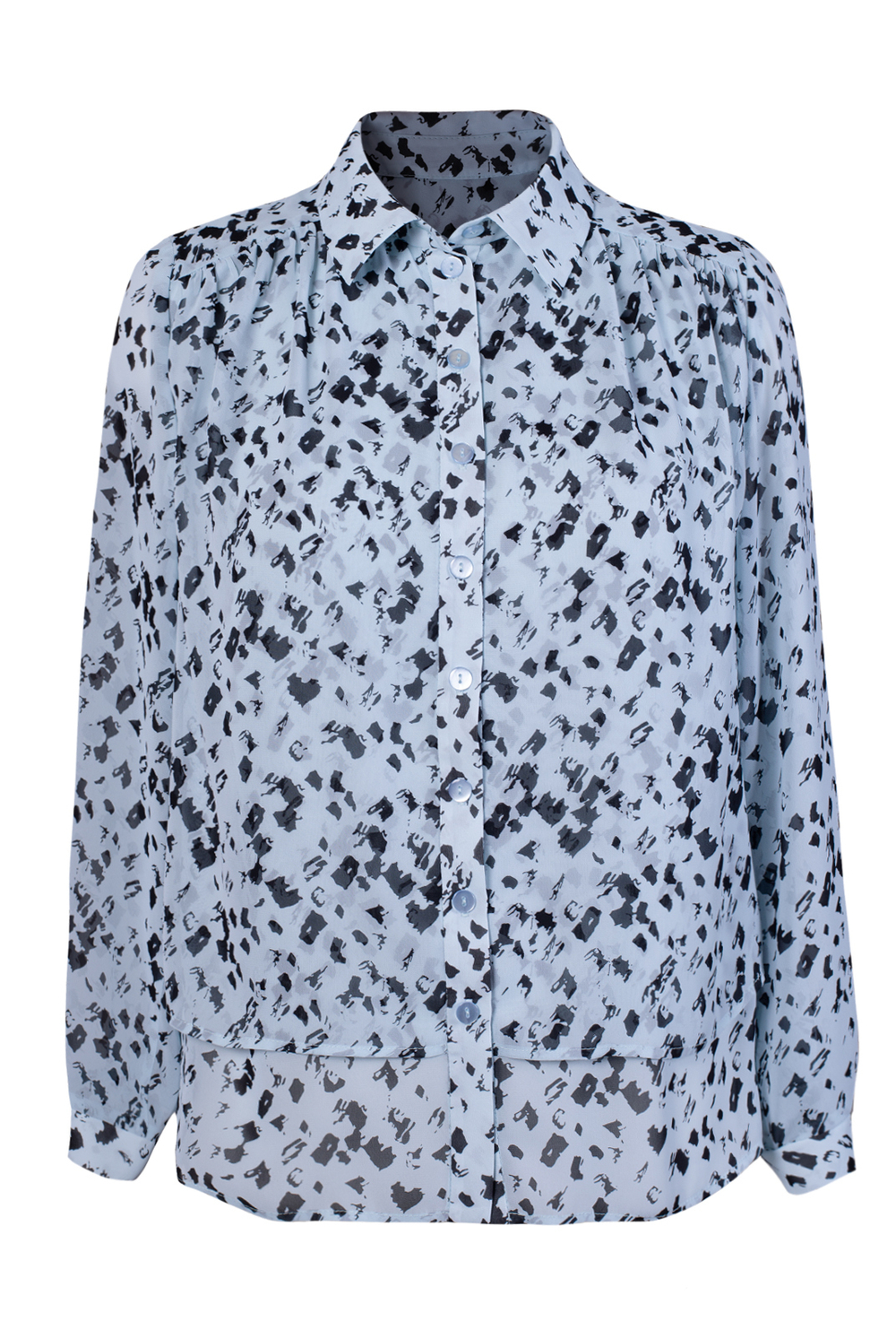 Блузка женская 1700оп, графика гол #284ГГо091700оп