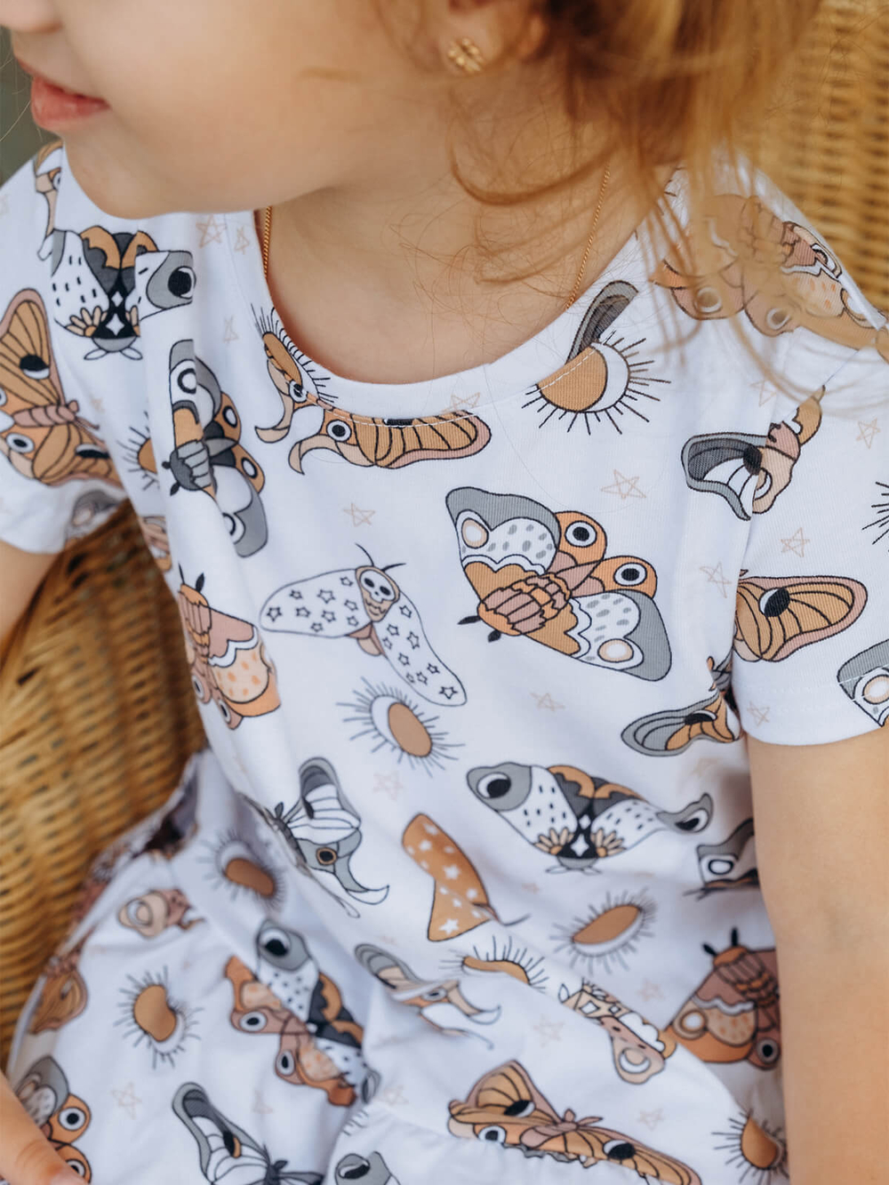 Туника с коротким рукавом Mjölk Бабочки