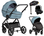 Детская коляска Tutis Uno 6 Plus Essential collection 4 в 1 с автокреслом Elo Lux EduSky Black и базой 1602143 Menta