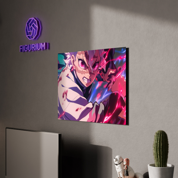 Постер Sanemi Furious - Demon Slayer