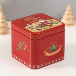 Шкатулка металл квадрат "Праздничный переполох" 7,5х7,5х6,5 см 10500811
