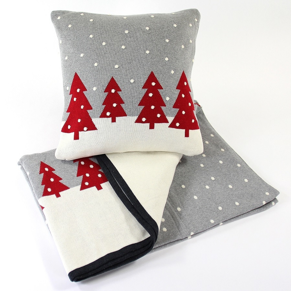 Подушка с орнаментом christmas story one, 45х45 см