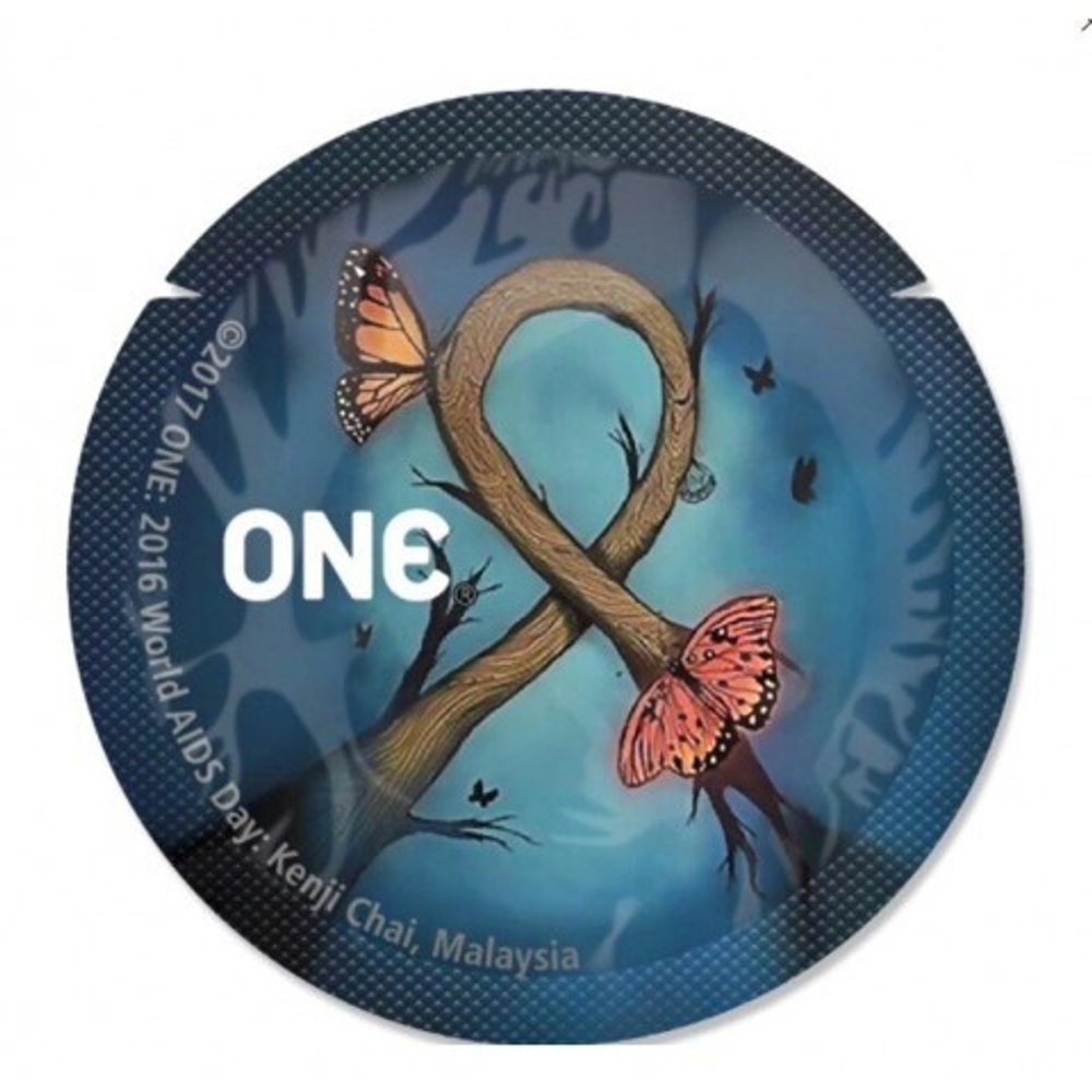 Презервативы ONE Pleasure plus MIX (ребристые) 1 шт.