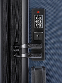 Чемодан Bonle размер М Темно-синий