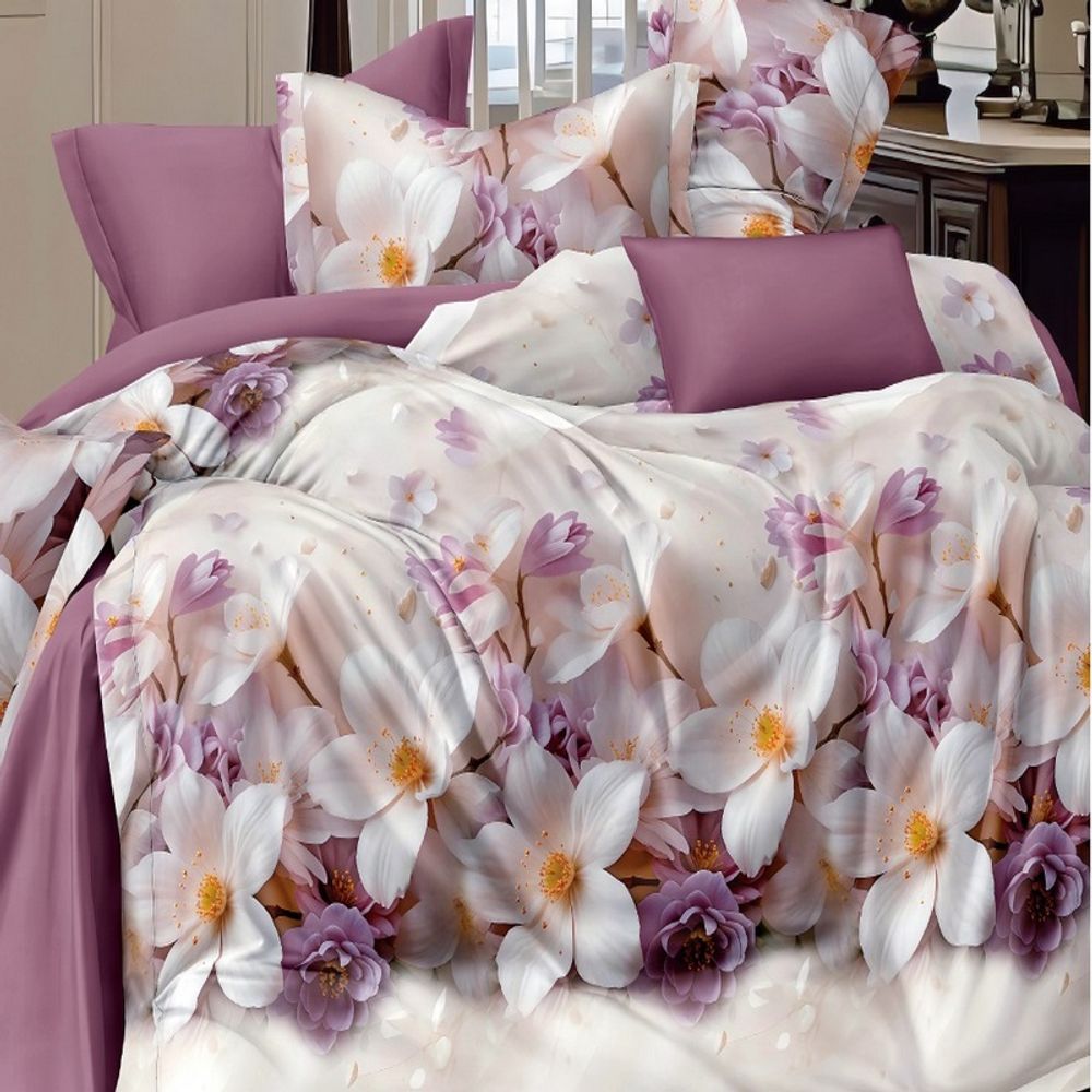 Комплект постельного белья "П37. 2607", поплин, 100% хлопок, Россия.