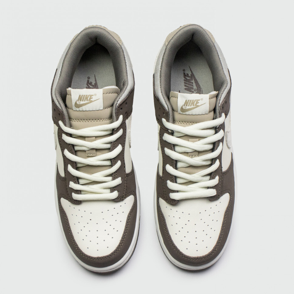 кроссовки Nike Dunk Low Brown / White SteamBoy