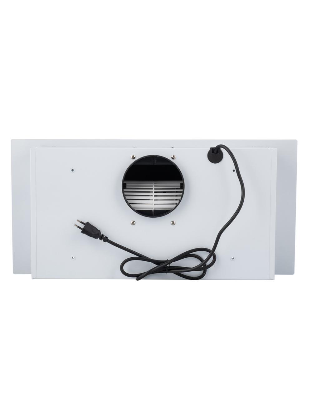 Вытяжка кухонная MACBI S-BOX-60A1 (WHITE) белый, D120мм. 850 м3/ч, полновстраиваемая, мотор 70Ватт, металл 60см, кнопочное управл.