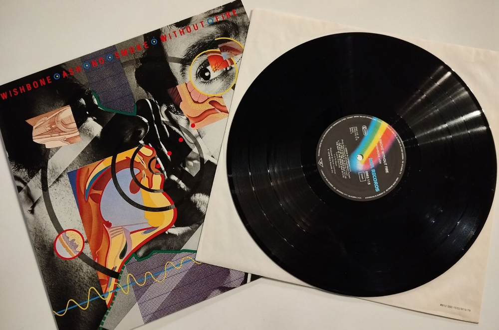 Винтажная виниловая пластинка LP Wishbone Ash No Smoke Without Fire (Germany 1978)