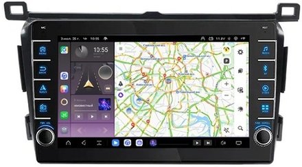 Магнитола для Toyota RAV4 XA40 2012-2019 - Carmedia OL-9607 (кнопки и крутилки) Android 13, TS20, 6+128Гб, CarPlay, 4G SIM-слот