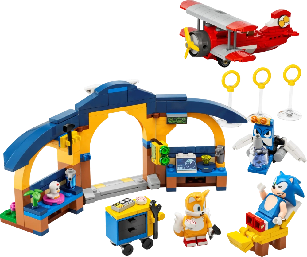 Конструктор LEGO Sonic the Hedgehog 76991 Мастерская Тейлза и самолет "Торнадо"