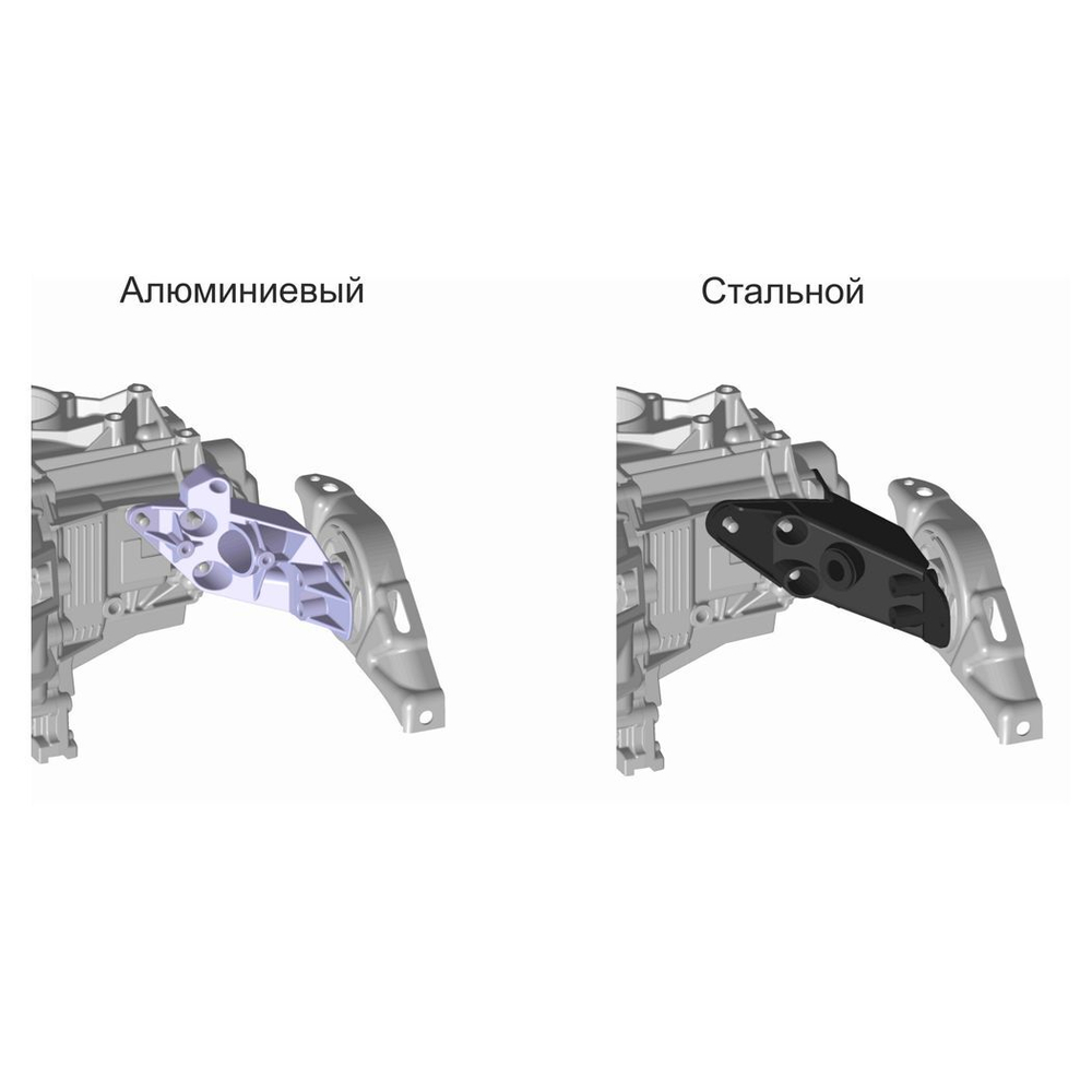 Кронштейн левой опоры 1118 Калина, Калина2, 2190 Гранта, Datsun (МКПП тросиковая) АВТОПРОДУКТ