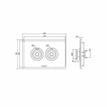 Кнопка для инсталляции Savoy SV152 CHR хром