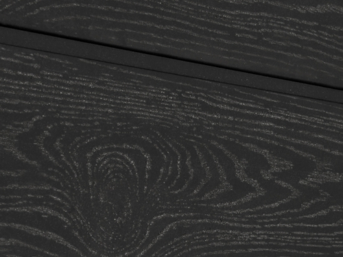 Cайдинг из ДПК. Sorbus Тангенциальный распил. Цвет черный.