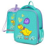 Ранец Berlingo Expert Mini Hello 36х27х14см, 2 отд., с анатомической спинкой, с мешком д/обуви