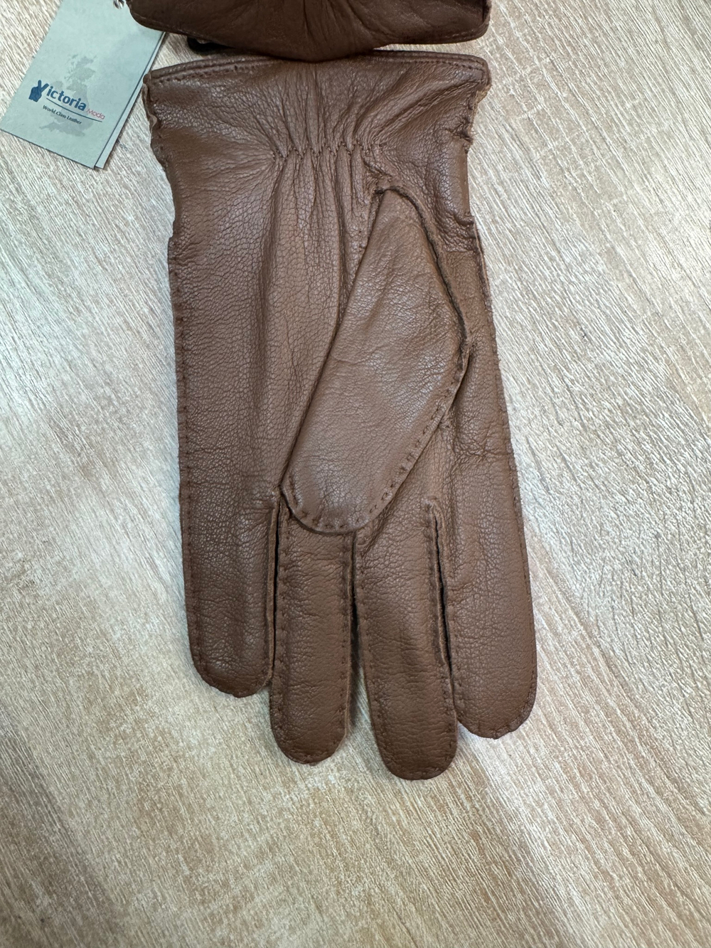 Перчатки. Мужские. Материал верха: Кожа оленя. Подклад: Трикотаж-шерсть. 5 шт.