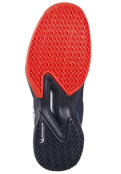 Детские кросовки для Padel Babolat Jet Premura 2 Junior - black/tomato red