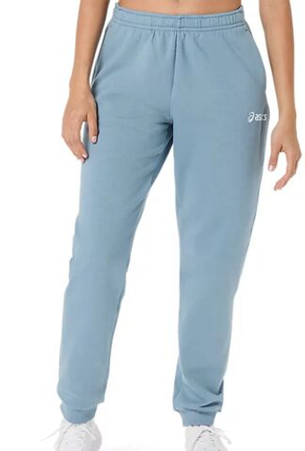 Женские теннисные брюки Asics Logo Fleece - saba blue